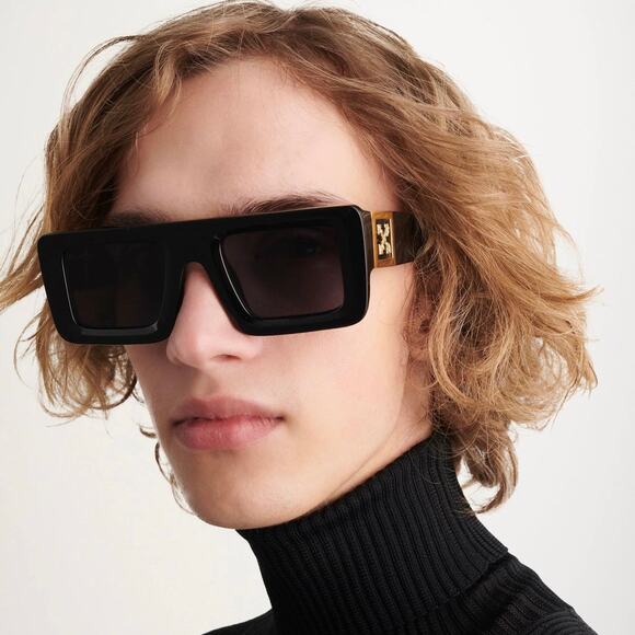 New, OFF-WHITE Sunglasses Leonardo OERI04 1007 Authentic - Picture 5 of 12